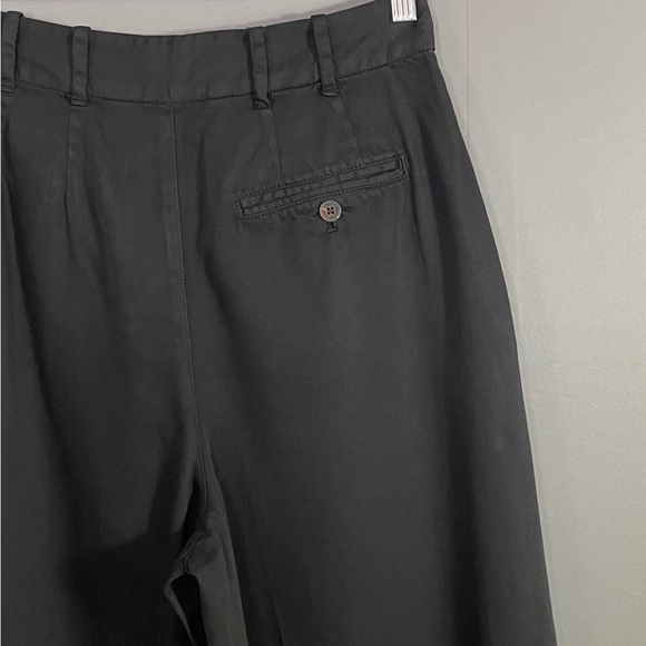 Gap X Doen High Rise Pleated Trouser Wide Leg Pant Black NWT - Picture 8 of 15
